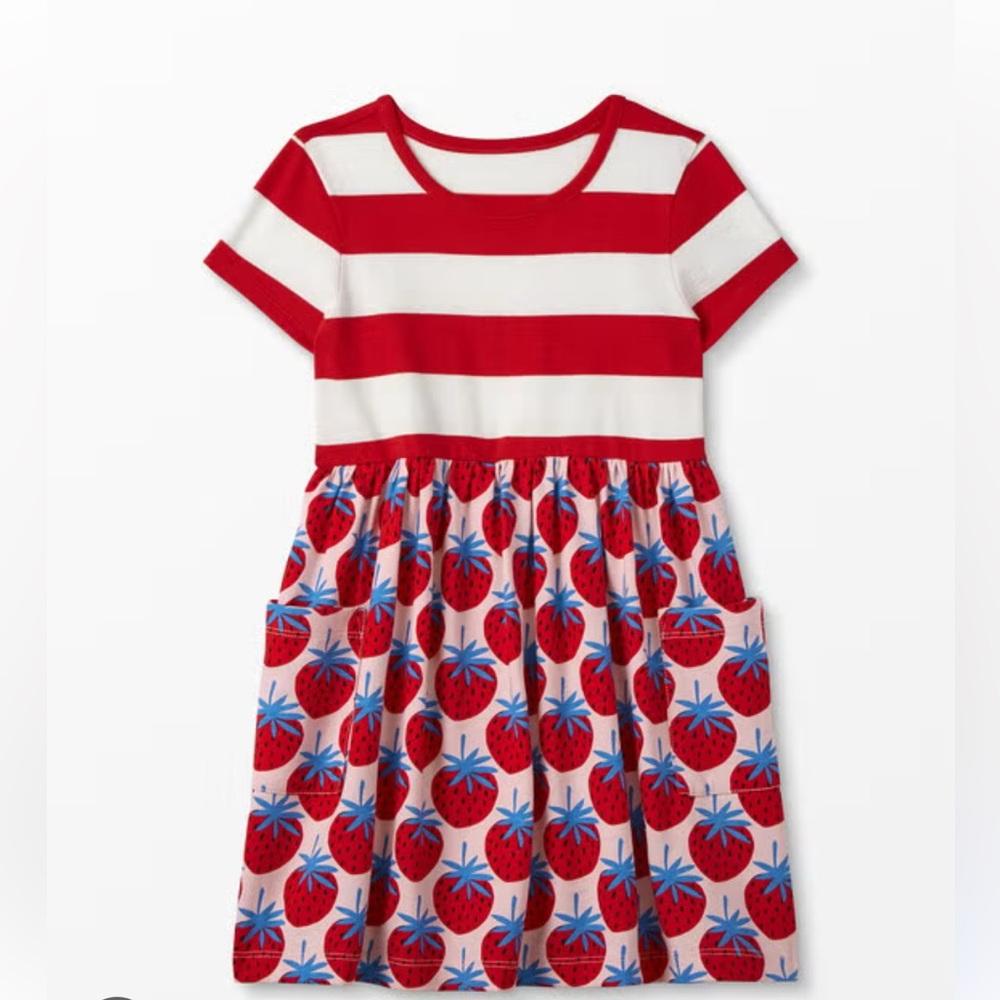 Hannah Andersson Mixie Dress size 8